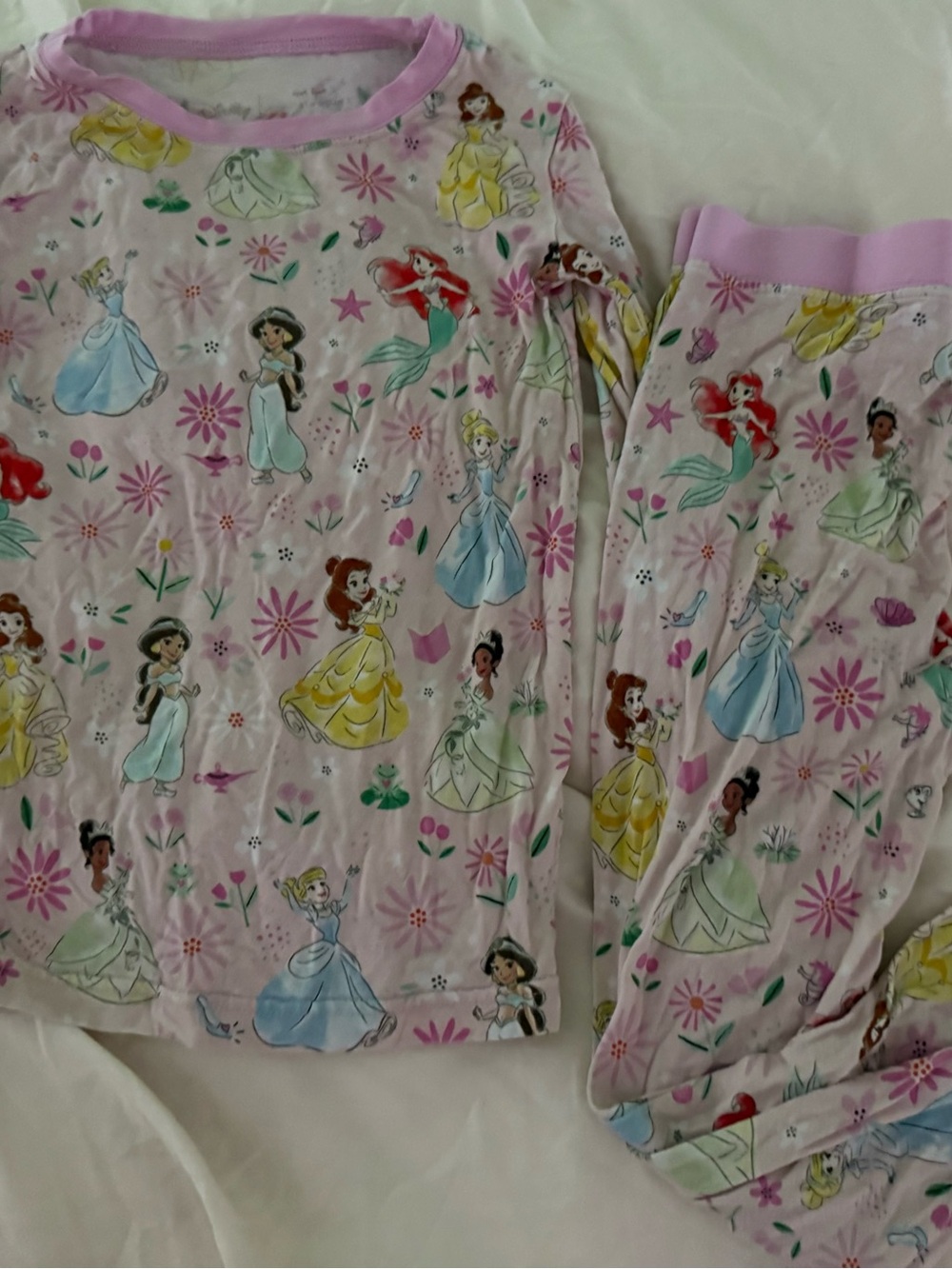 Little Sleepies Pink Princess Characters Pajama Set